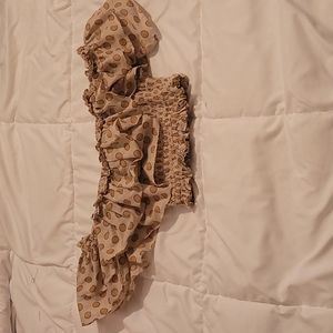 Happy Nature brand off shoulder crop top